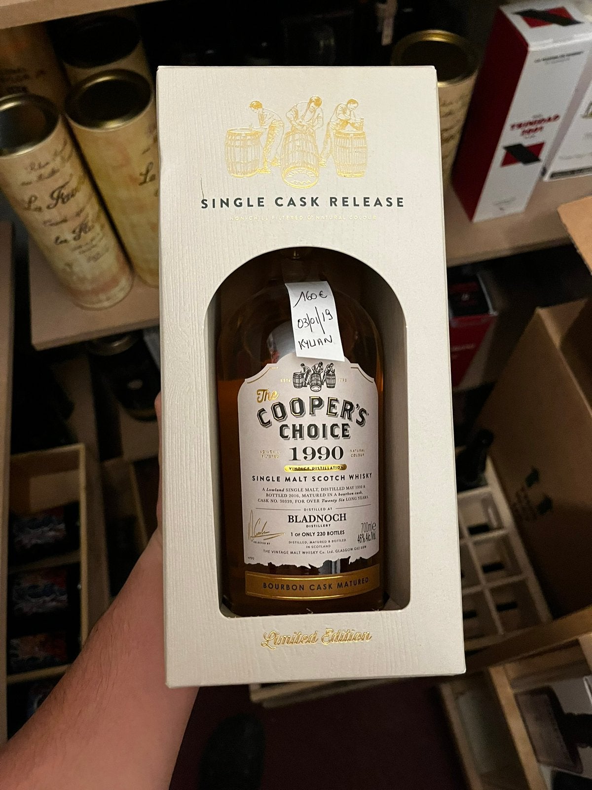 Bladnoch 1990 Cooper’s Choice, Ophalen, Zo goed als nieuw