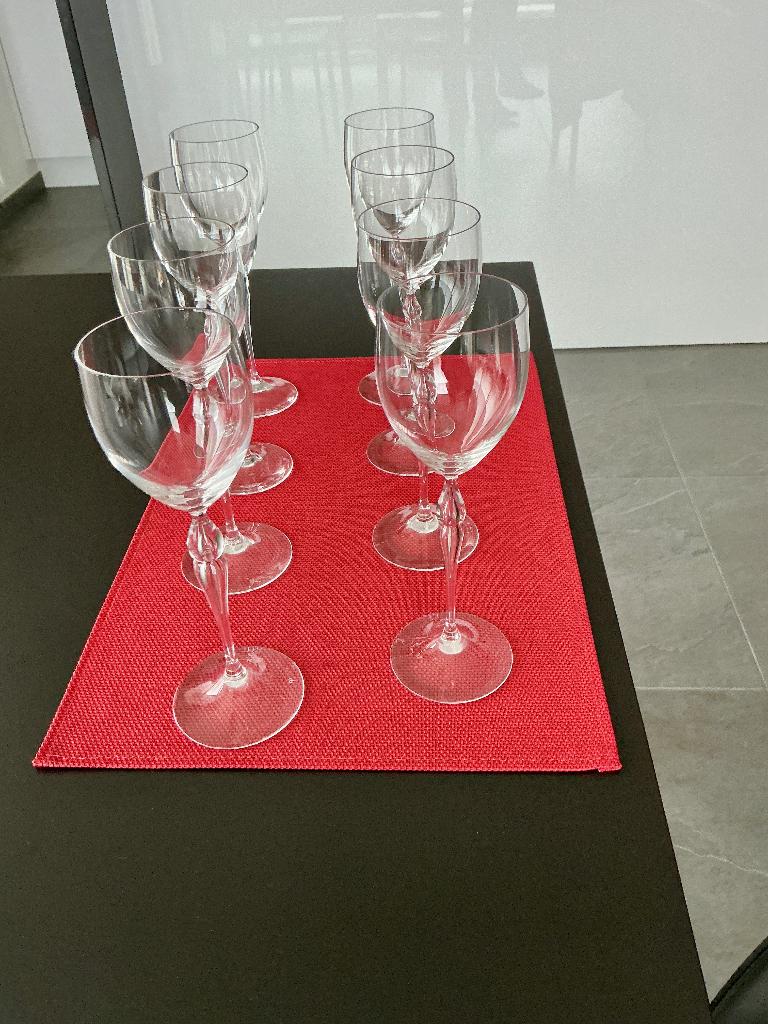 Set van 9 prachtige kristallen glaswerk, Ophalen