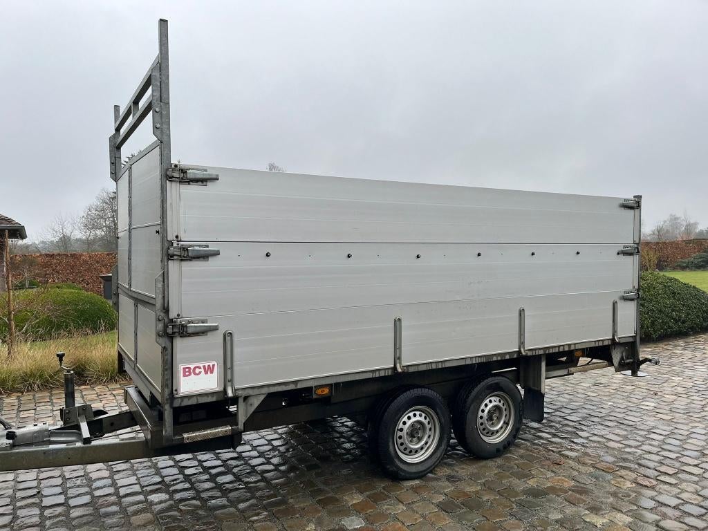Aanhangwagen BCW elektrische kipper 3500 kg, Auto diversen, Aanhangers en Bagagewagens, Gebruikt, Ophalen