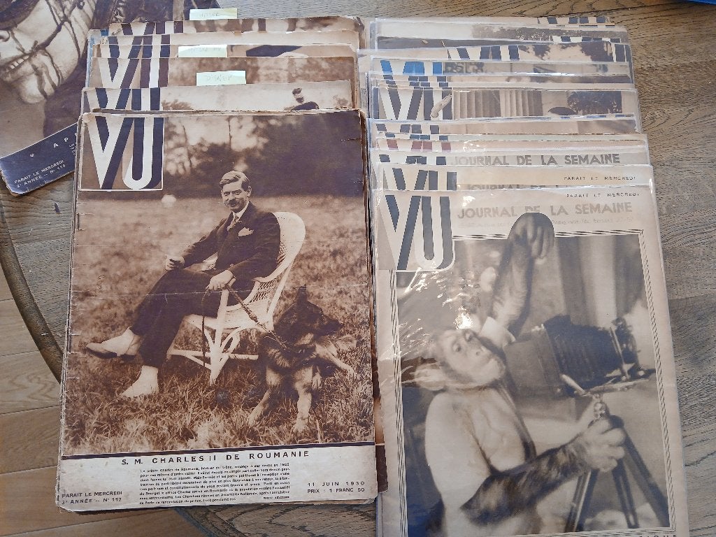 Tijdschrift „Vu” uit 1929, 1930, 1930, 1931 en 1932, Ophalen