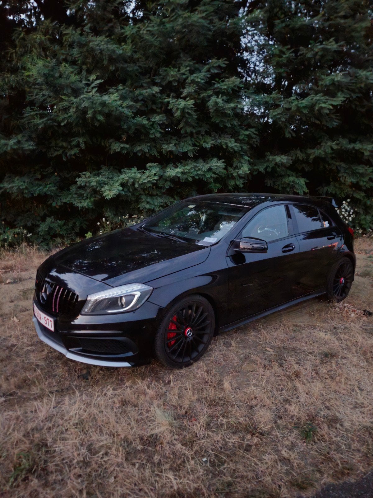 Mercedes A45 AMG Stage 1 + Pops&bangs, Auto's, Automaat, Navigatiesysteem, Zwart, Vierwielaandrijving