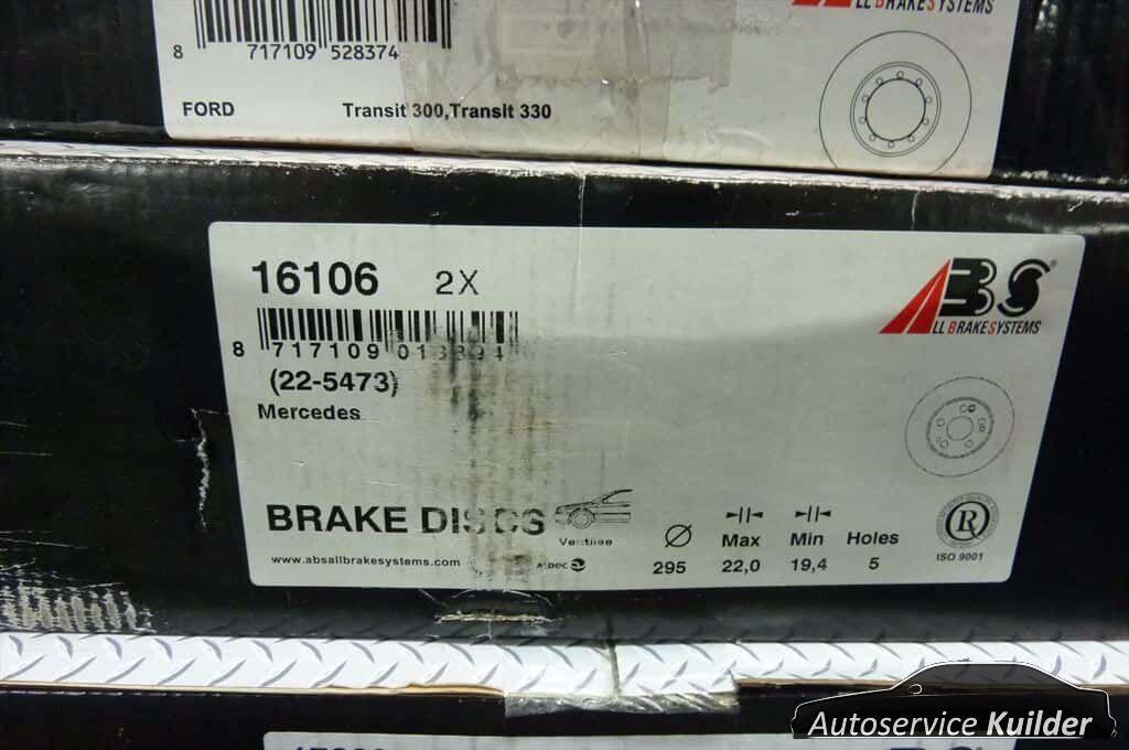 Remschijven voorzijde Mercedes W124 S124 c124 r124 Nieuw, -, Nieuw, Ophalen of Verzenden, -