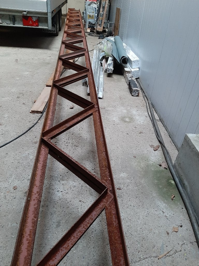 Vakwerkligger – ijzeren ligger / balk, Bricolage & Construction, Enlèvement, Utilisé, Fer
