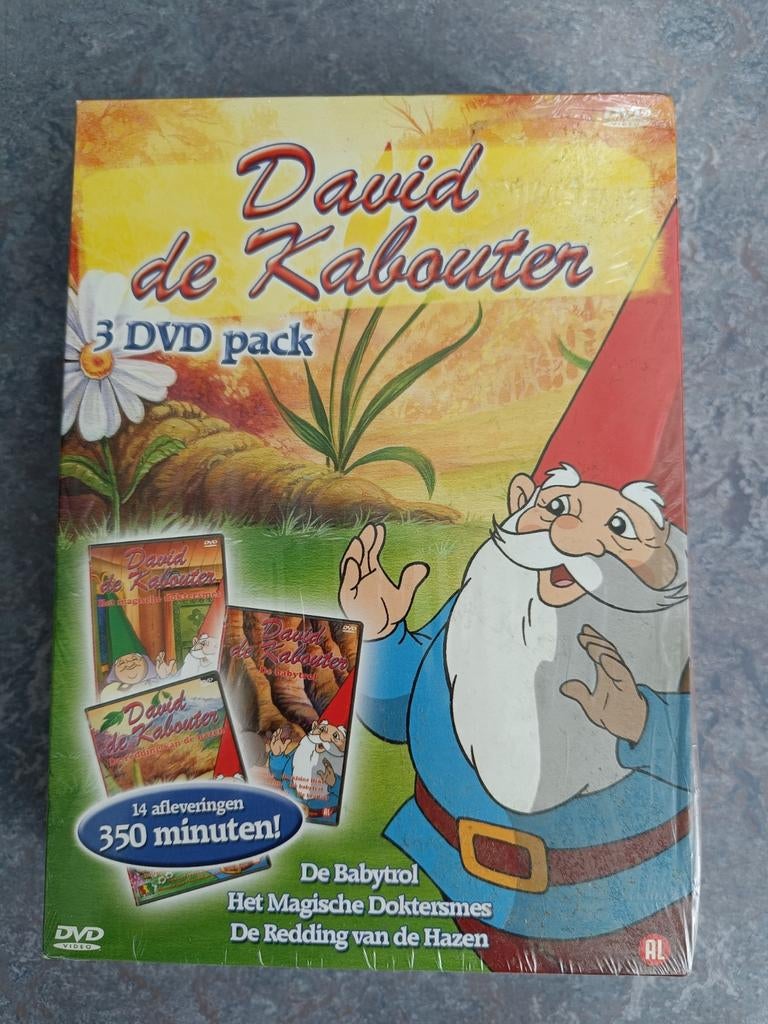 David de Kabouter 3 DVD pack (nieuw), Ophalen, Nieuw in verpakking