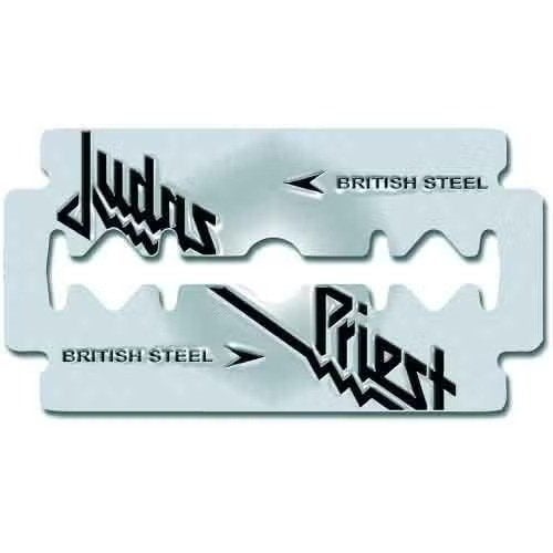 Judas Priest British Steel Razor Blade Pin off. merchandise, Ophalen of Verzenden, Nieuw
