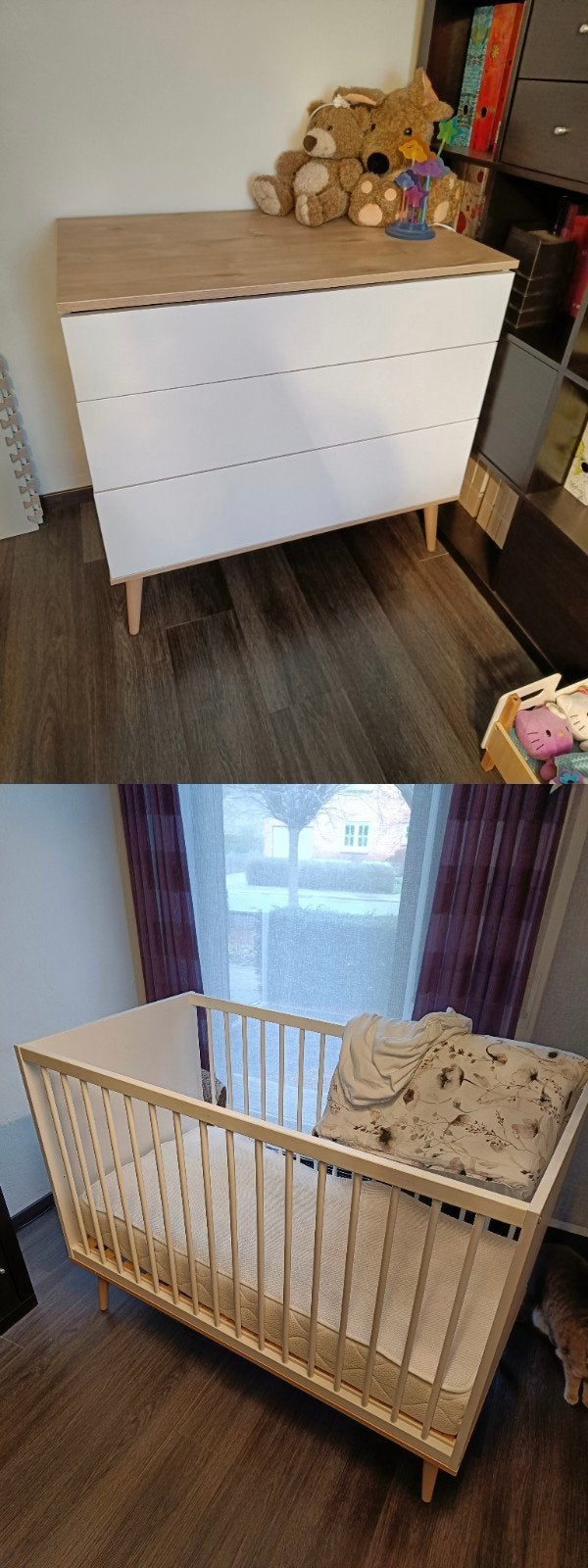 Quax Flow babybed en commode, Ophalen, Zo goed als nieuw