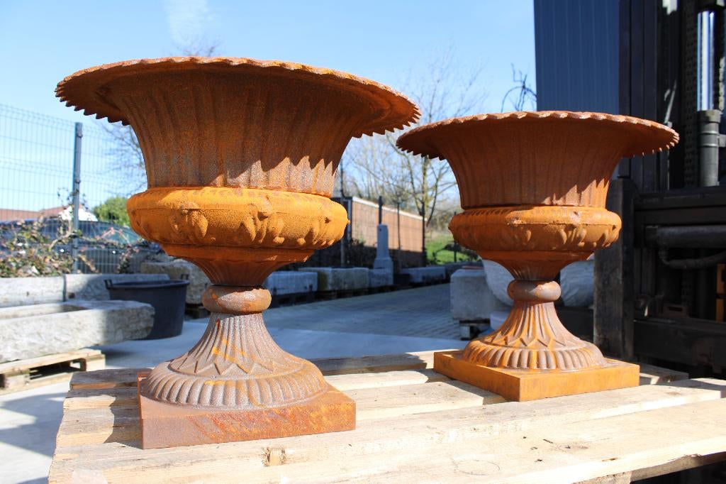 jardinière ou vasque en fonte rouillé, Enlèvement, Neuf