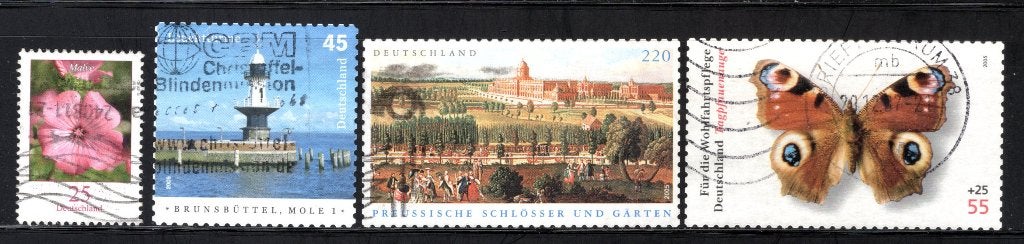 ALLEMAGNE Lot 2005 estampillé, Envoi, RFA, Affranchi
