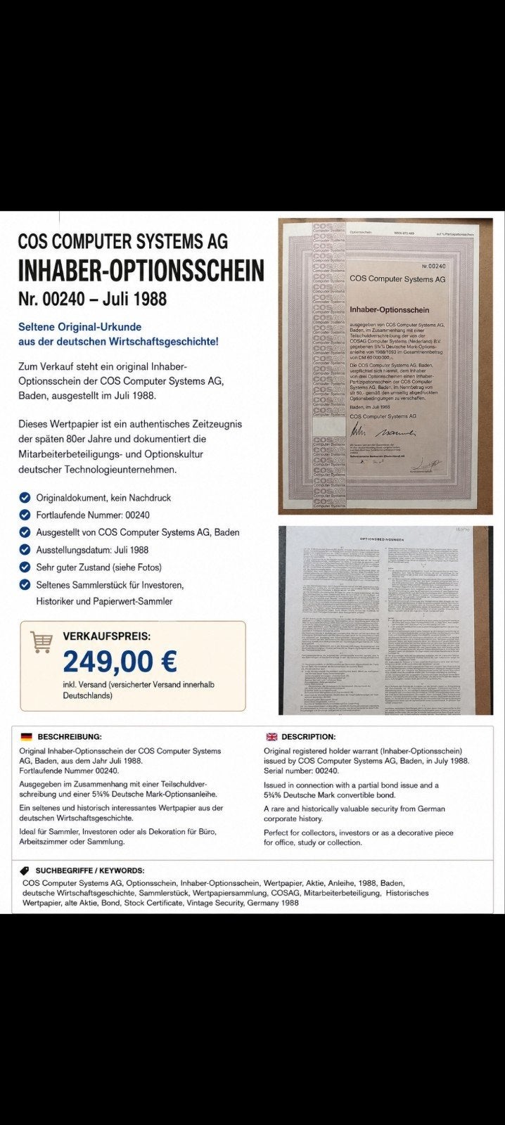 cos computer, Ophalen of Verzenden