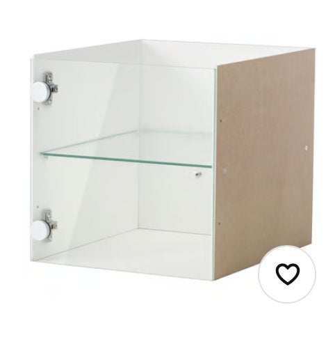 Vitrines 2 Expedit Kallax Ikea structure à porte vitrée, Enlèvement, Comme neuf, Ikea