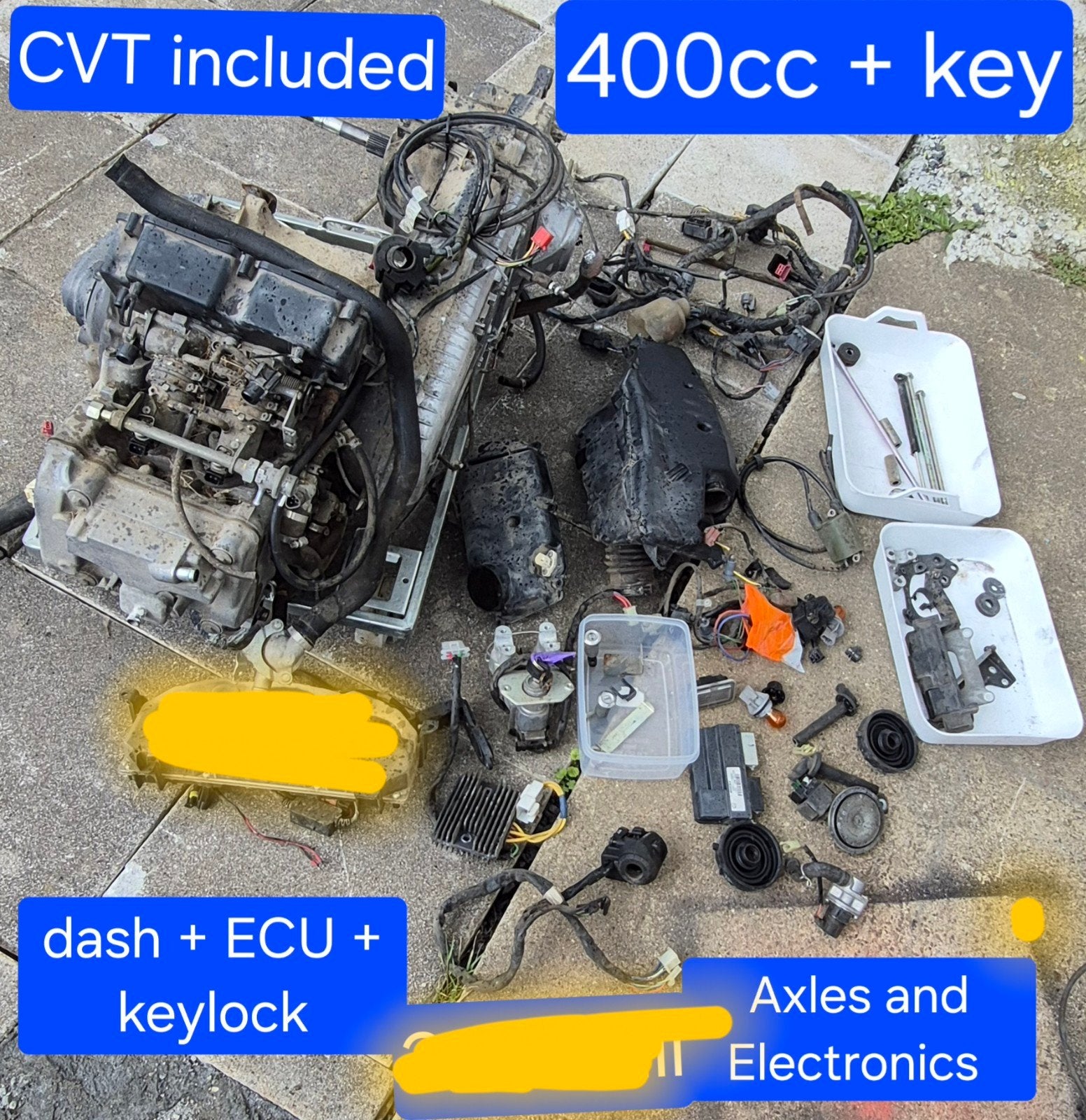 Pièces pour Honda Silver Wing 400, Motos