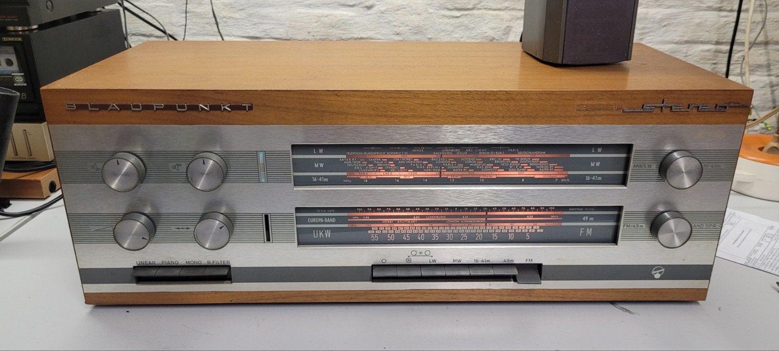 radio blaupunkt jaren 60, Ophalen, Radio