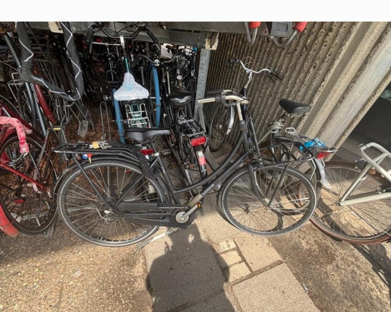 Batavus omafiets inclusief slot, Fietsen en Brommers, Ophalen, Terugtraprem, 53 tot 56 cm, Handrem