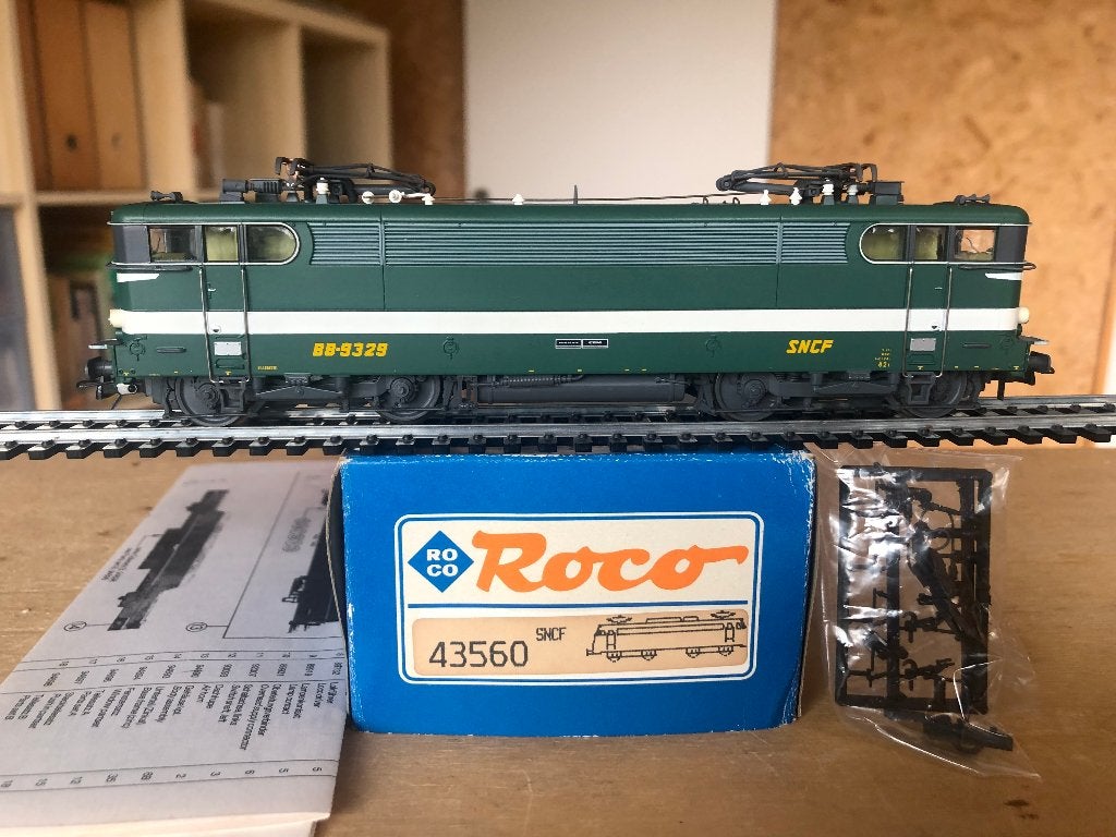 ROCO 43560 SNCF LOCOMOTIVE ÉLECTRIQUE BB9229 HO, Analogique, Roco, Locomotive, Envoi