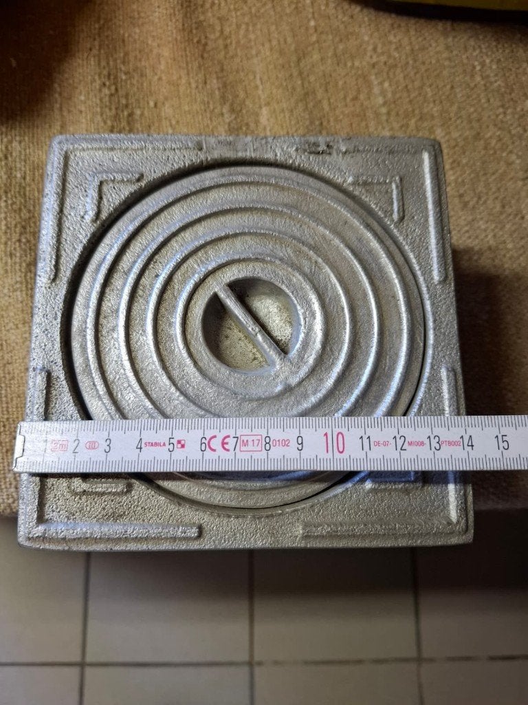 Aluminium putdeksel 14 x 14 x 3 cm (9 stuks beschikbaar), Doe-het-zelf en Bouw, Metalen, Ophalen of Verzenden, Nieuw, Aluminium