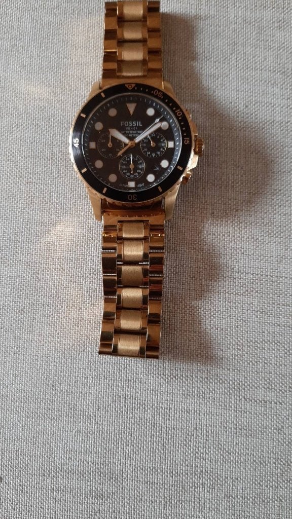 Fossil quartz horloge fb01, Bijoux, Sacs & Beauté, Montres | Hommes, Autres marques, Enlèvement ou Envoi, Acier, Autres matériaux