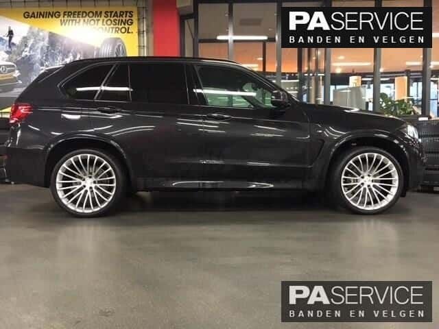 Nw 22 inch Silver Breyton LS Breedset voor BMW X5 F15 6 F16, Velg(en), -, -, Nieuw