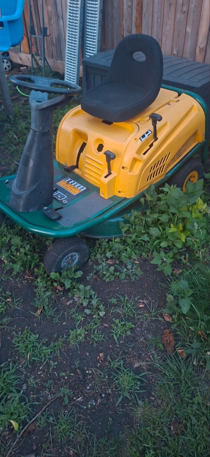 Tracteur tondeuse yardman, Enlèvement