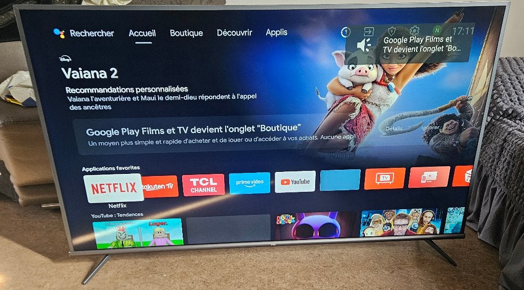 Tv tcl 60 pouce, TV, Hi-fi & Vidéo, Enlèvement