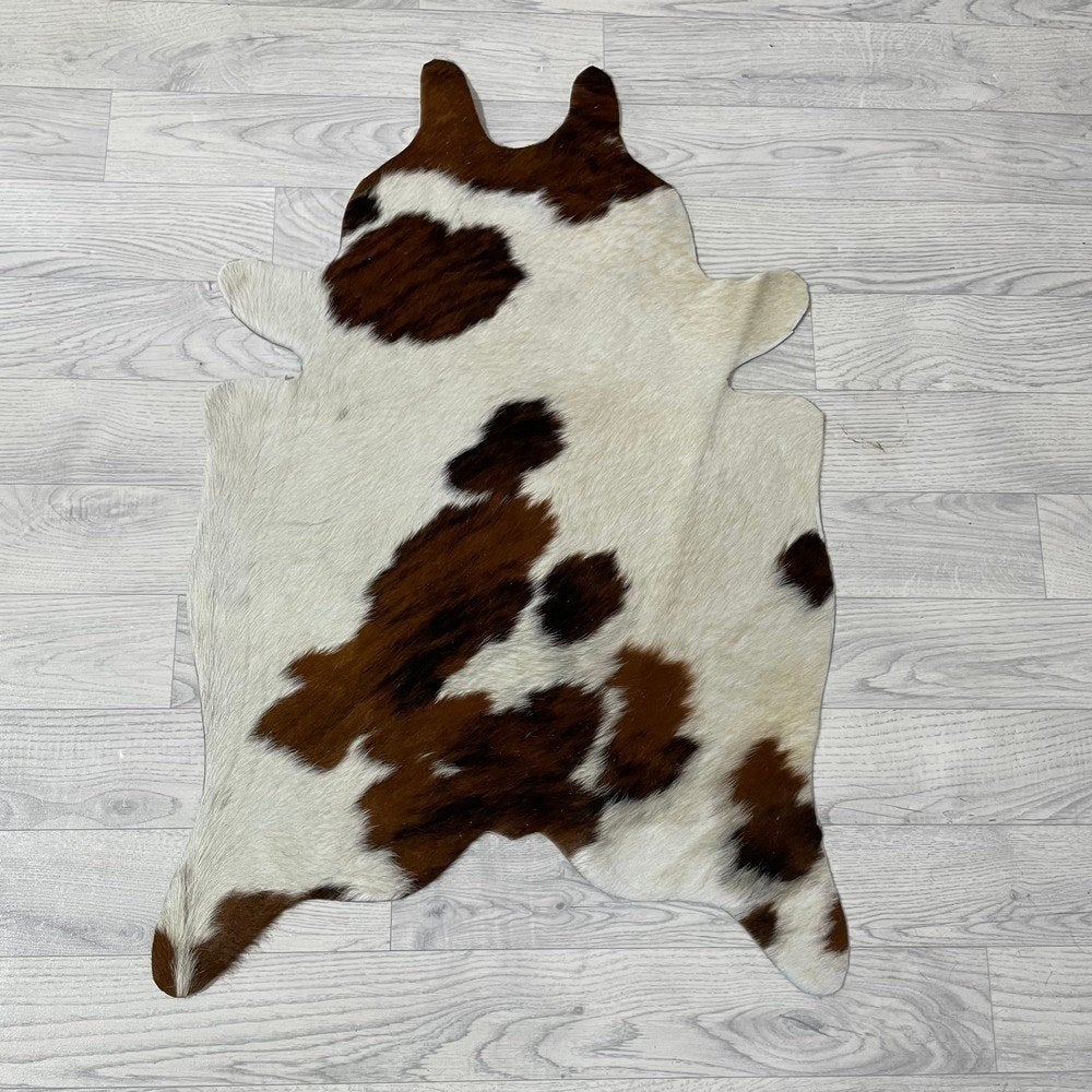 Mini koeienhuid bruin wit zwart 90x60cm #495 | Lederstore, Meerkleurig, Wandkleed, Nieuw, Ophalen of Verzenden
