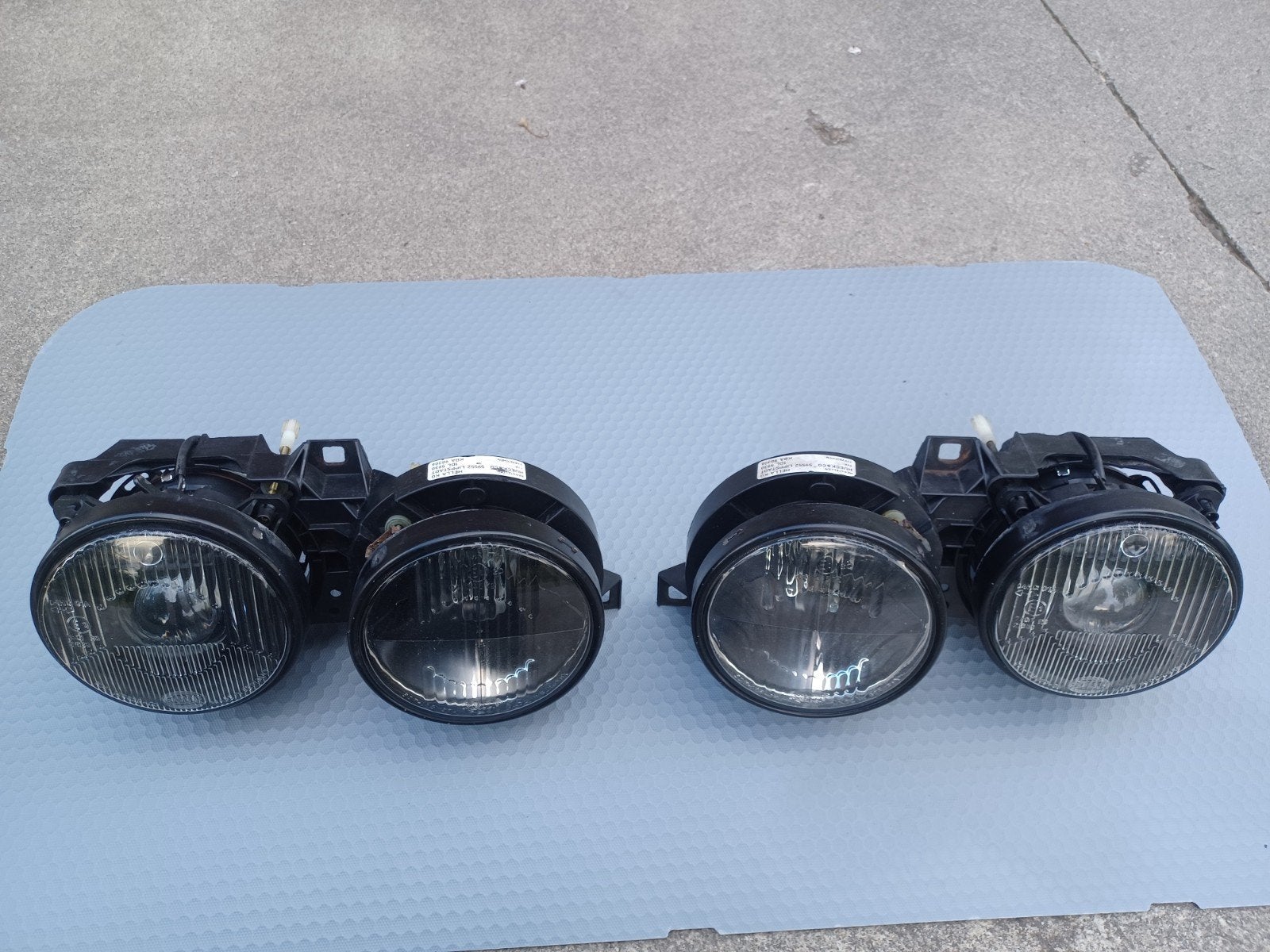 BMW e30 koplampen Hella zwart, Auto-onderdelen, Ophalen, Gebruikt, BMW