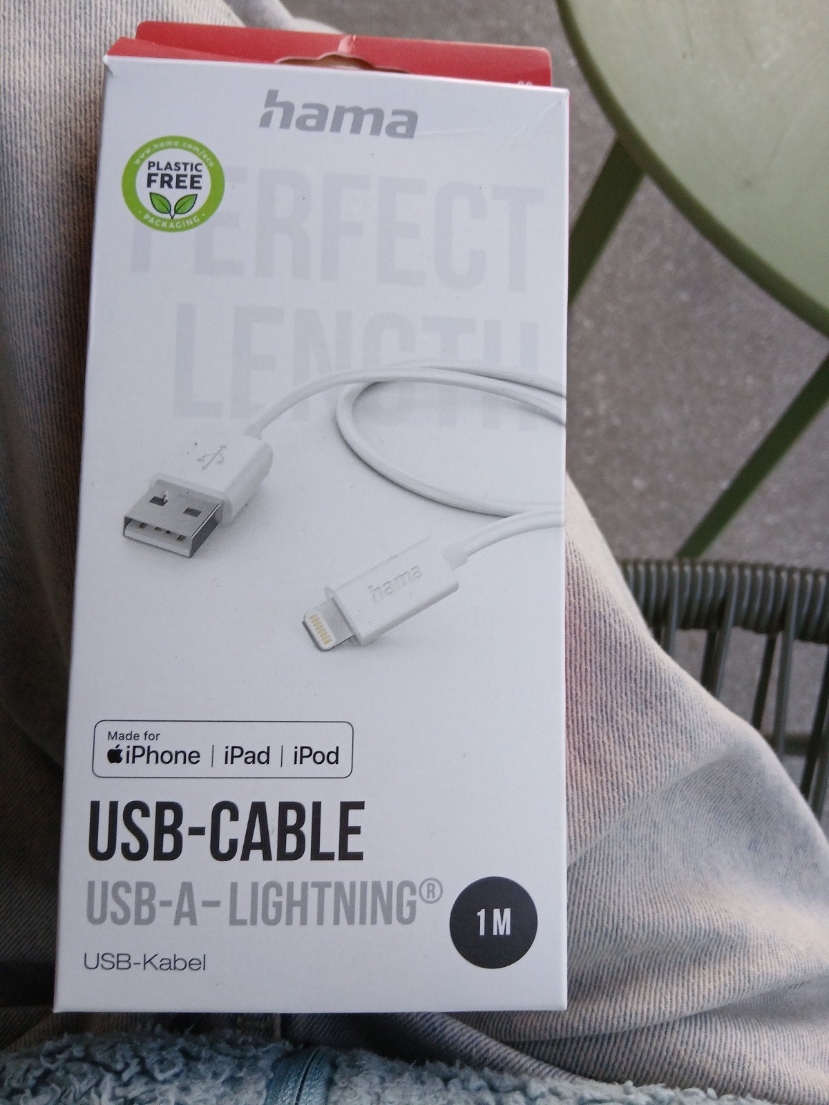 usb i phone
Hama usbcable A lightning voor I, Lightning, Ophalen