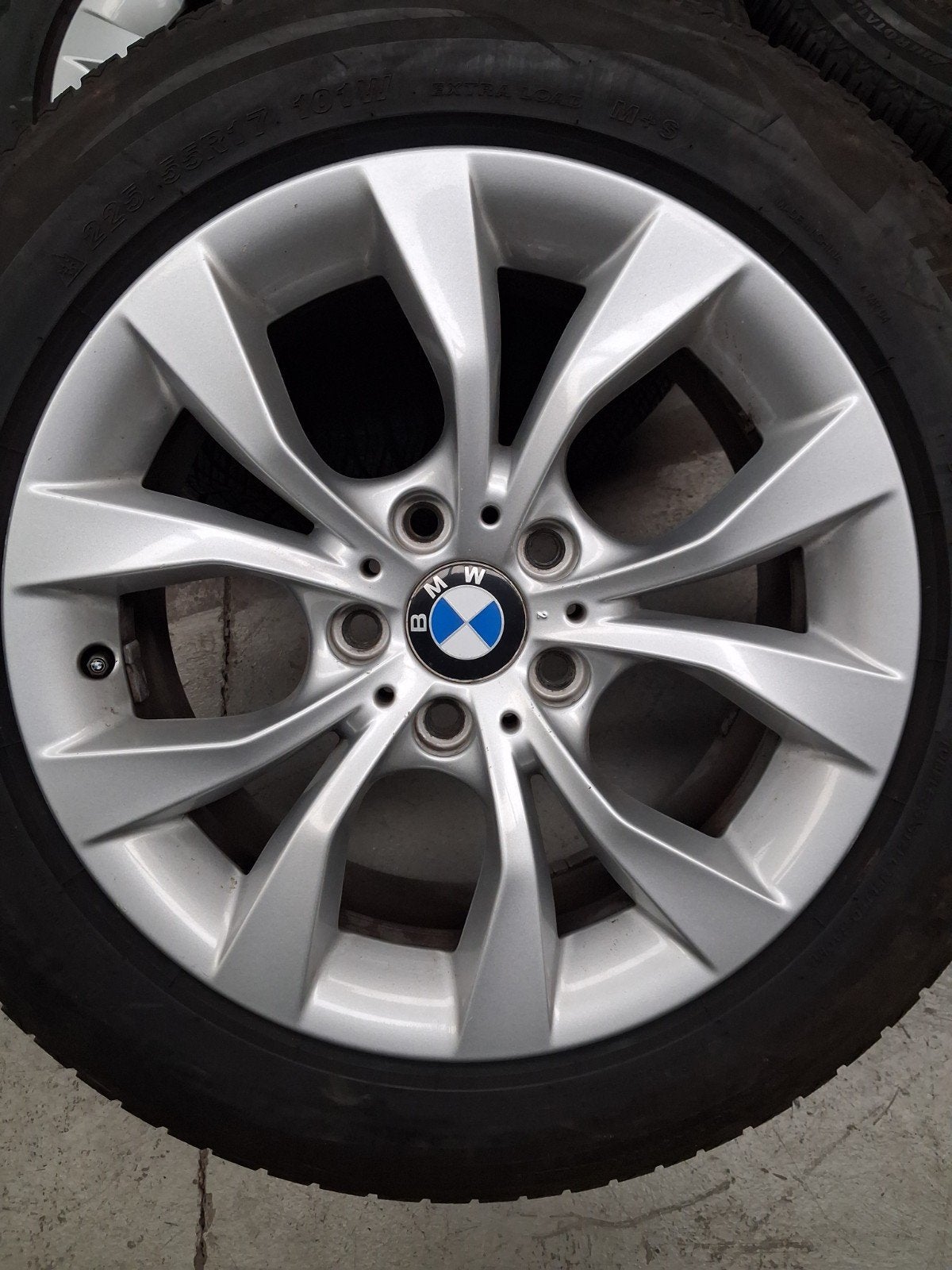 Mooie set BMW velgen 225/55/17 + banden, Ophalen, Velg(en)