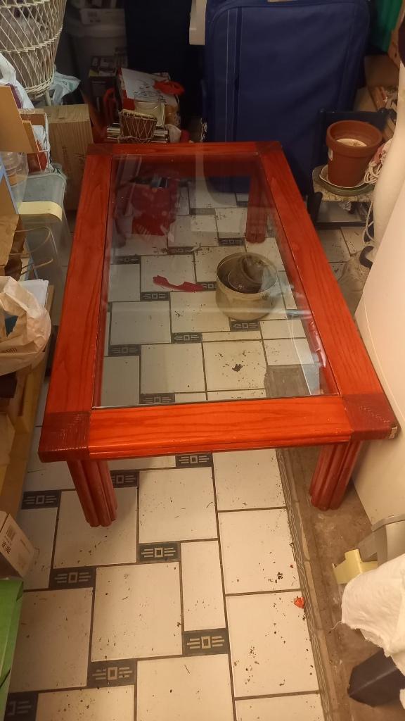 Table de salon, Maison & Meubles, Enlèvement, Verre