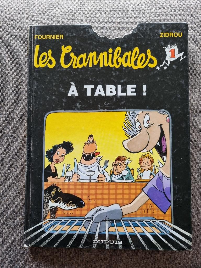 Stripverhaal 
Les Crannibales: à table !, Gelezen, Eén stripboek, Ophalen of Verzenden, Fournier