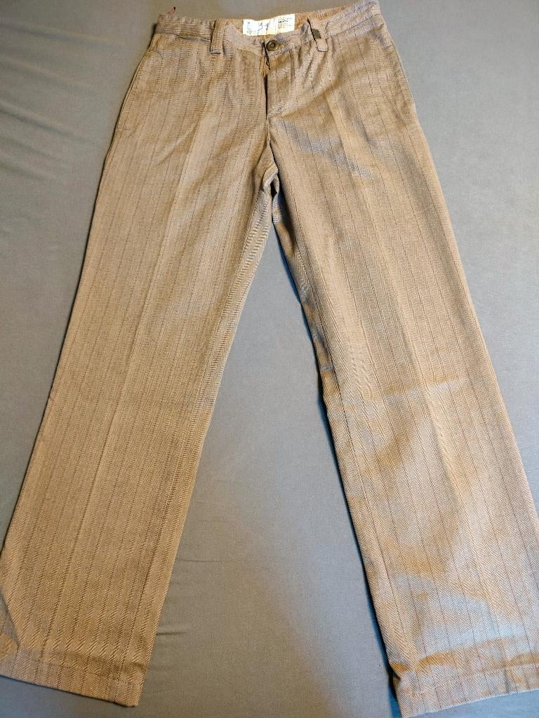 Beige herenbroek IKKS - maat 31, Maat 48/50 (M), Beige, Ophalen of Verzenden, Zo goed als nieuw