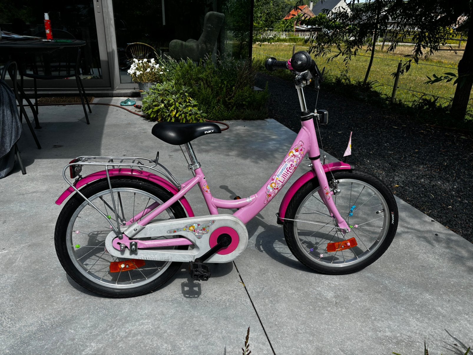 Puky kinderfiets 18 inch, Fietsen en Brommers, Fietsen | Meisjes, Ophalen, Gebruikt, Velgrem, 18 inch