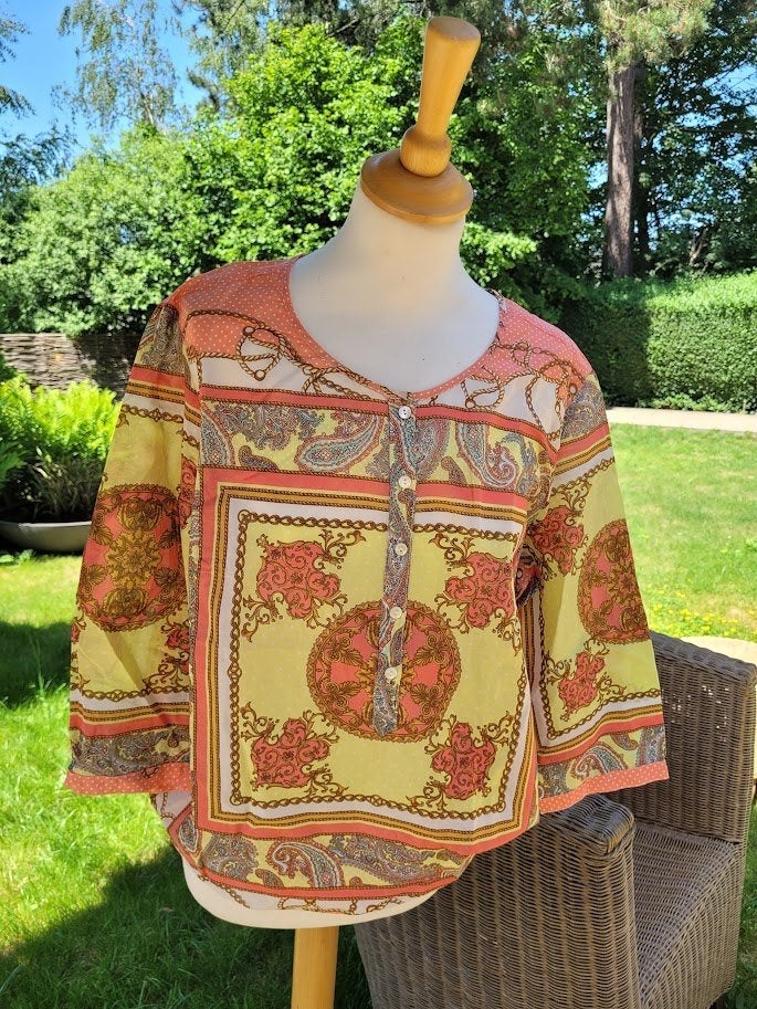 chemisier orange Brax, Vêtements | Femmes, Taille 42/44 (L), Enlèvement ou Envoi, Brax, Comme neuf