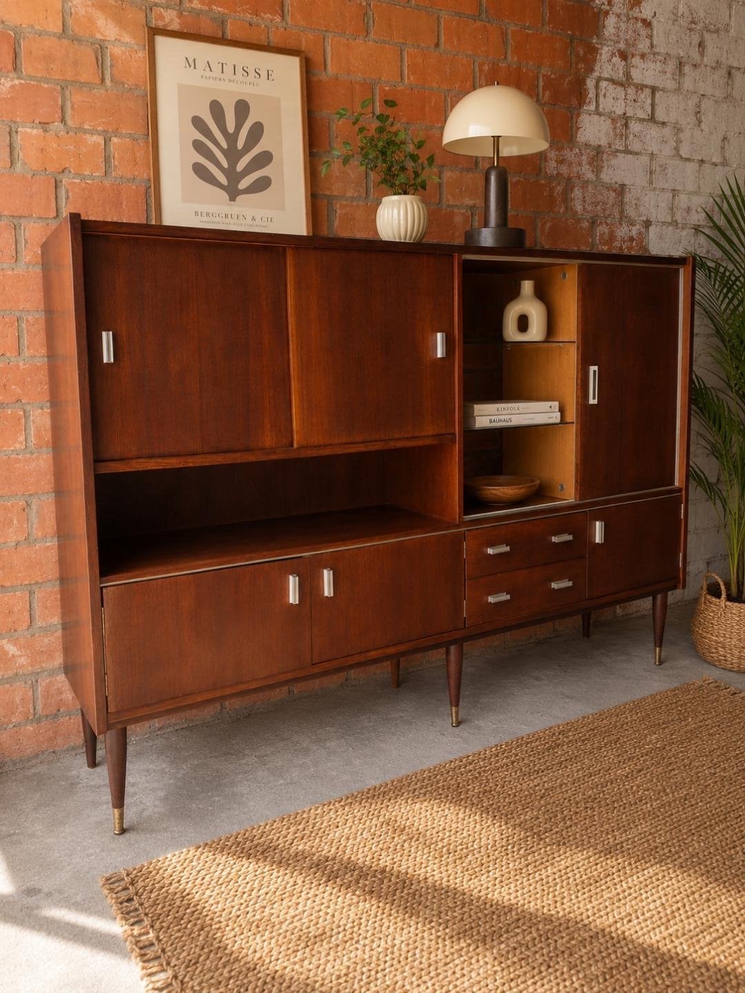 Vintage kast / wandmeubel, Huis en Inrichting, Ophalen, Zo goed als nieuw