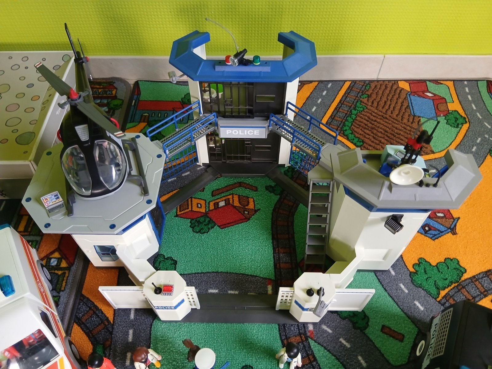 Playmobil Politiekantoor Volledige verzameling., Ophalen, Gebouw, Complete set, Zo goed als nieuw