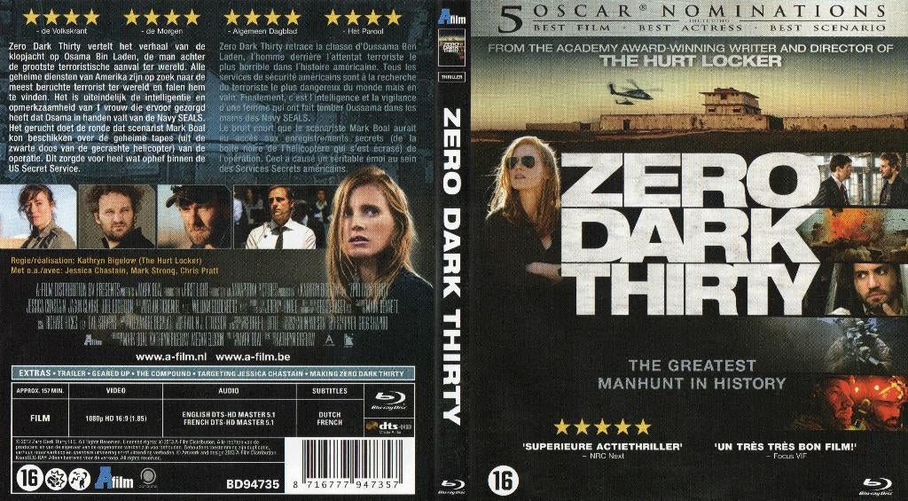 zero dark thirty (blu-ray) neuf, Enlèvement ou Envoi, Comme neuf, Autres genres
