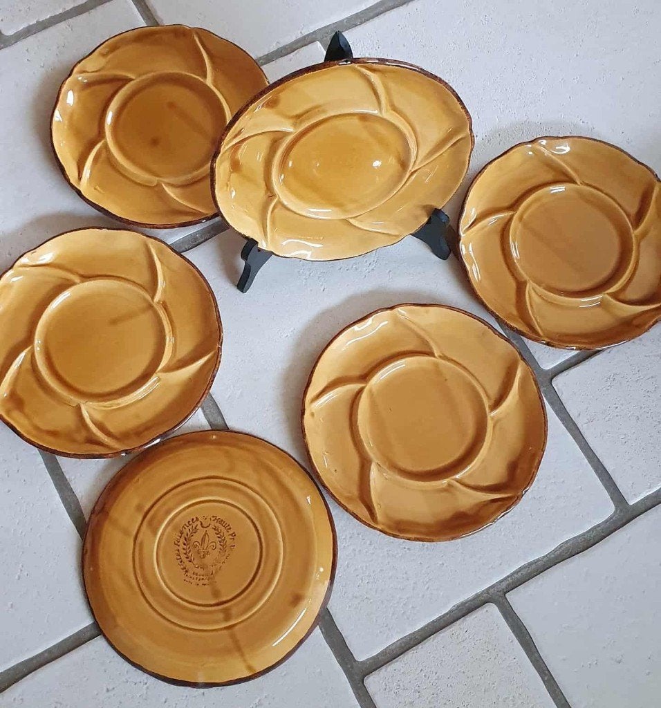 ASSIETTES VINTAGE HAUTE PROVENCE MADE IN FRANCE ('70), Maison & Meubles, Assiettes(s), Vintage, Comme neuf, Enlèvement