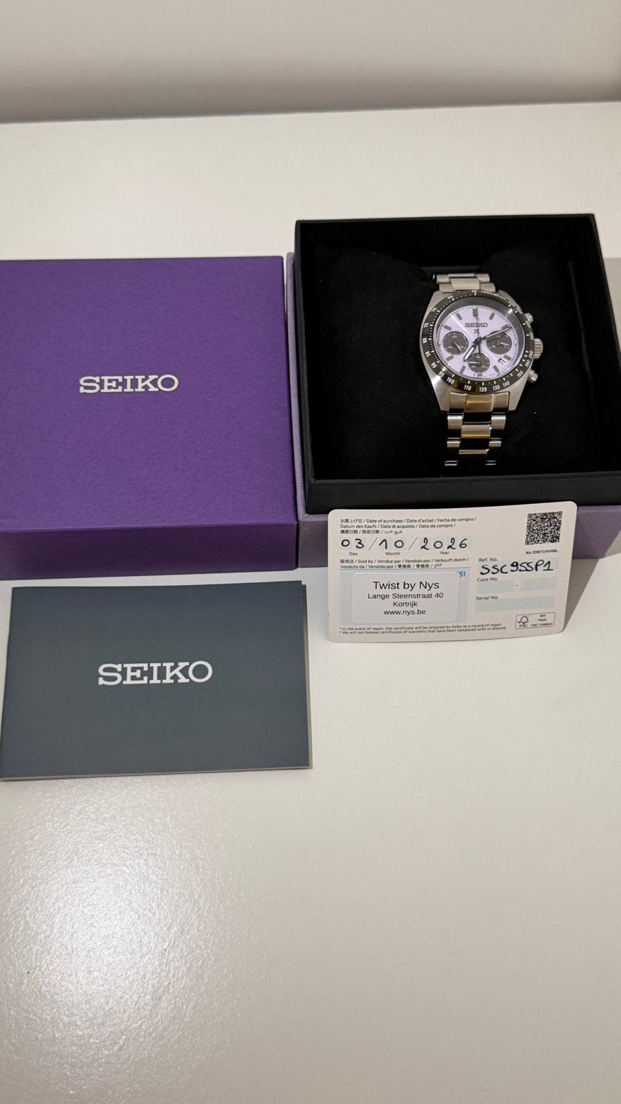 Seiko Speedtimer 2025 Tokyo Edition, Handtassen en Accessoires, Ophalen of Verzenden, Zo goed als nieuw, Seiko