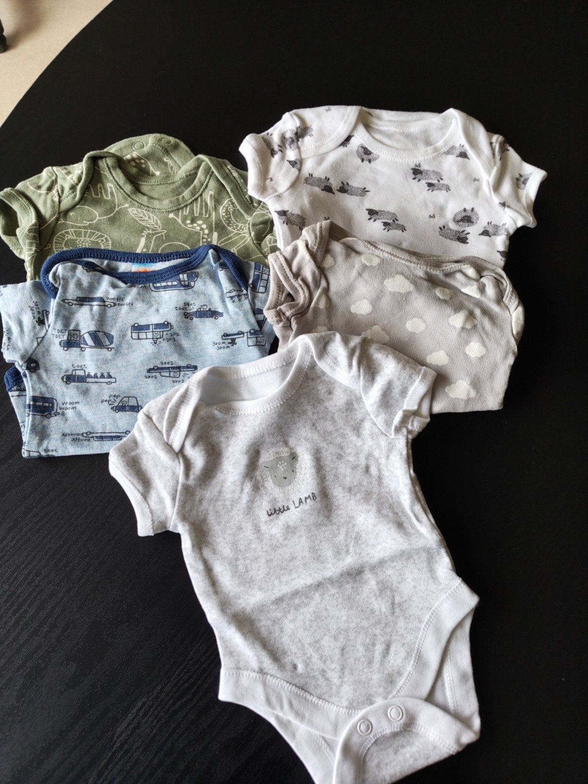 5 rompers baby maat 50/56, Ophalen