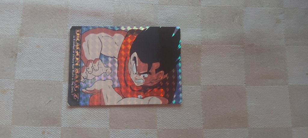 carte à paillettes Dragonball Z Goku Kamehameha, Enlèvement ou Envoi, Comme neuf, Cartes en vrac