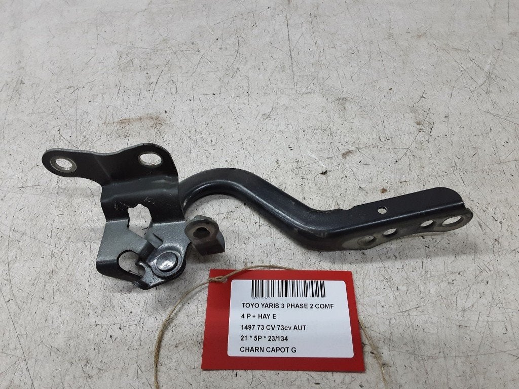 CHARNIERE DE CAPOT GAUCHE Toyota Yaris III (P13), Autos : Pièces & Accessoires, Mevr. I. Hauben, Toyota, Utilisé, Rue de l'Espoir 34 34
4030  GRIVEGNÉE, BE