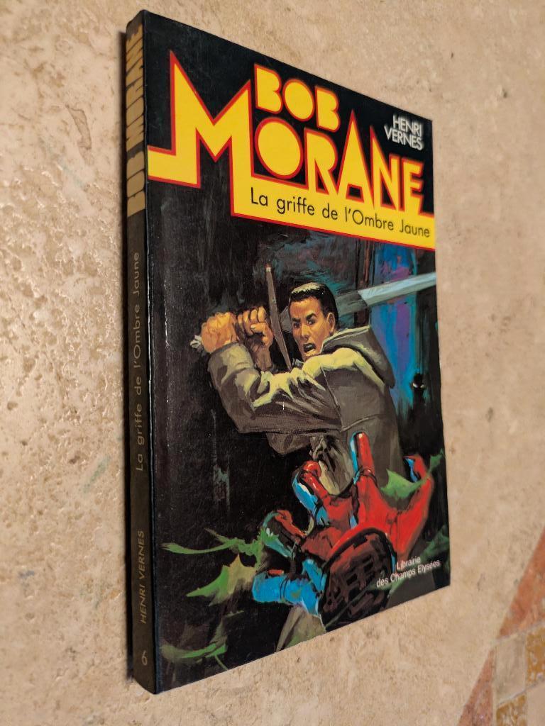 Bob Morane (La griffe de l'Ombre Jaune)., Livres, Envoi, Comme neuf, H. Vernes.