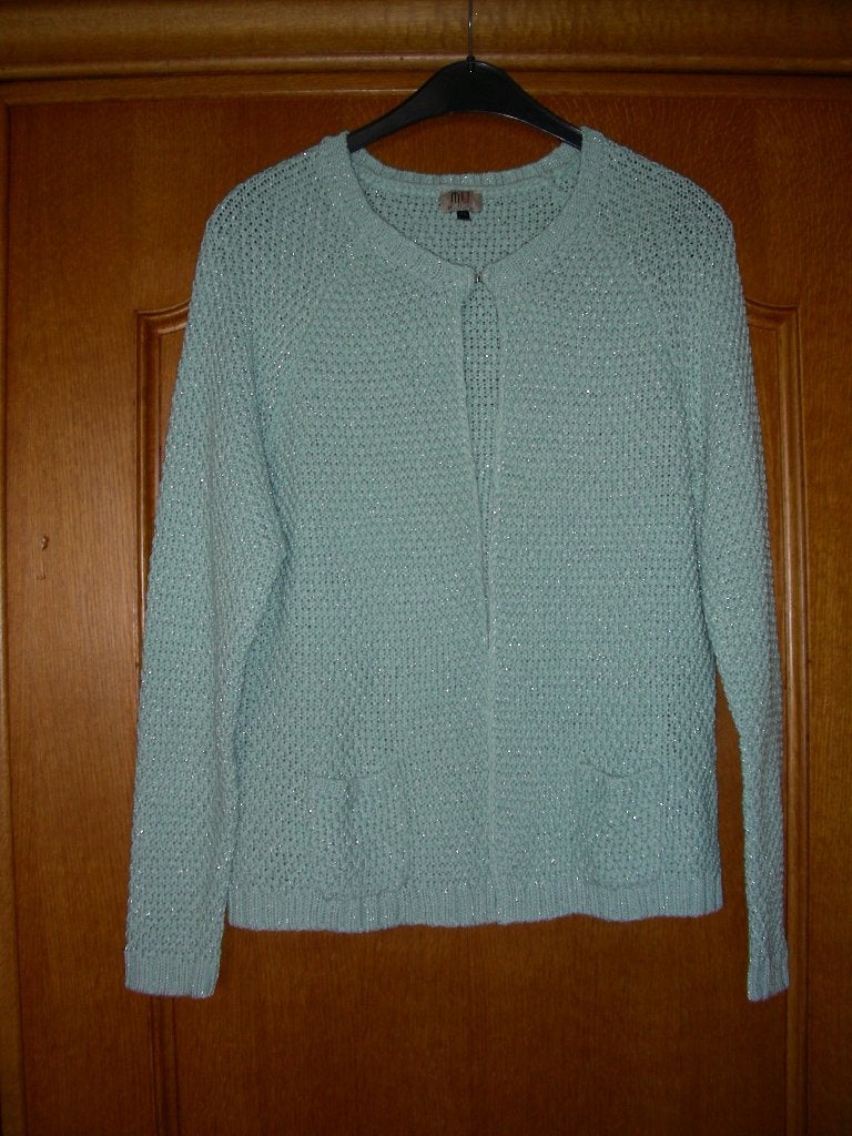 Groene cardigan, Merk : Mi Vida, maat 40 Prima staat, Maat 38/40 (M), Mi Vida, Ophalen of Verzenden, Zo goed als nieuw