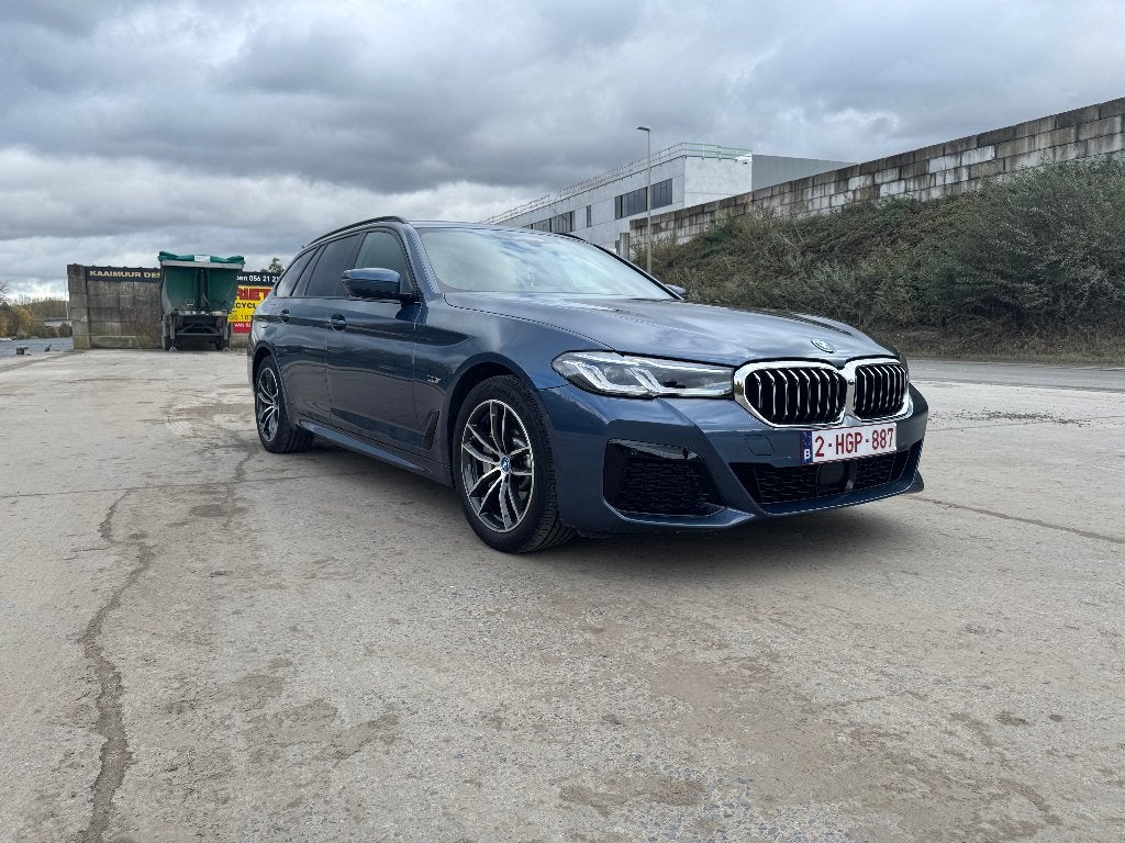 BMW 530BTW inclusief  BMW garantie 06/2027, Auto's, Automaat, Euro 6, Blauw, Alcantara