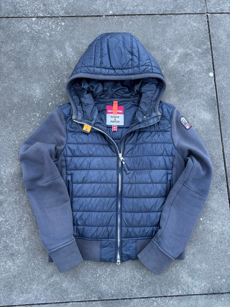 Parajumpers vest van fleece en puffer maat M, Ophalen of Verzenden, Zo goed als nieuw, Maat 38/40 (M), Blauw