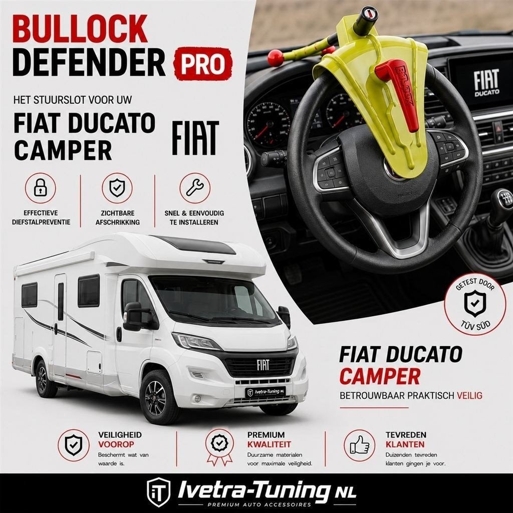 Stuurslot Fiat Ducato Camper | Stuurklem Fiat Ducato Camper, Ophalen of Verzenden, Nieuw