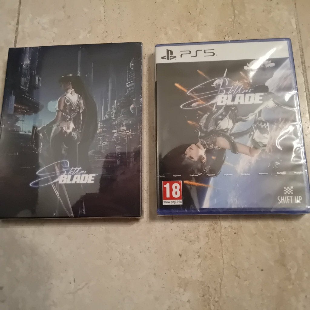 Stellar Blade game & Steelcase , Sealed , voor Ps5, Games en Spelcomputers, Ophalen, 1 speler, Nieuw, Role Playing Game (Rpg)