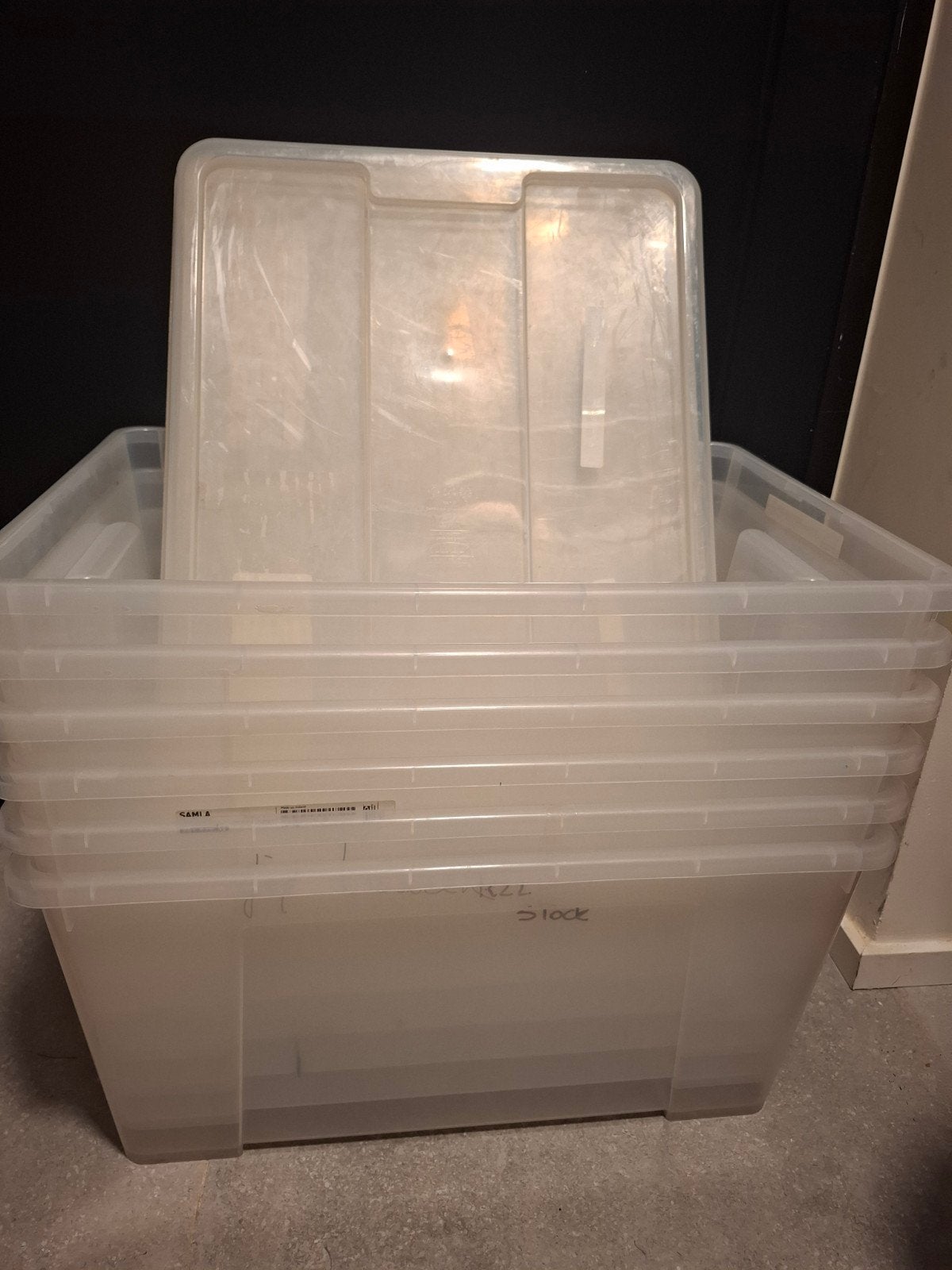 récipients Samla Ikea 45l, Maison & Meubles, Enlèvement