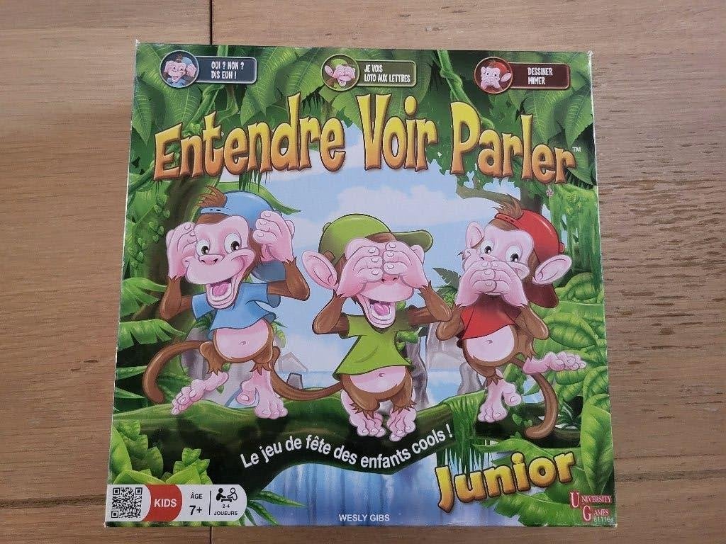 Jeu Entendre Voir Parler Junior, 1 ou 2 joueurs, Enlèvement ou Envoi, Utilisé, University games