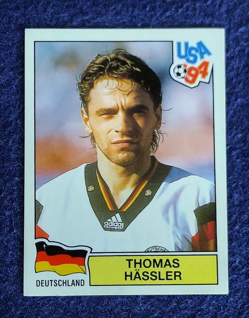 Panini sticker card voetbal ' WK USA 1994 - Th. Hässler ', Ophalen of Verzenden, Nieuw, Sticker