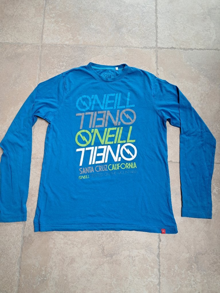 Merk O'Neill : blauwe longsleeve mt 176, Kinderen en Baby's, Kinderkleding | Maat 176, Ophalen of Verzenden, Zo goed als nieuw